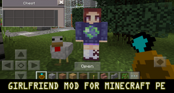 اسکرین شات برنامه Girlsfriend mod for Minecraft 1