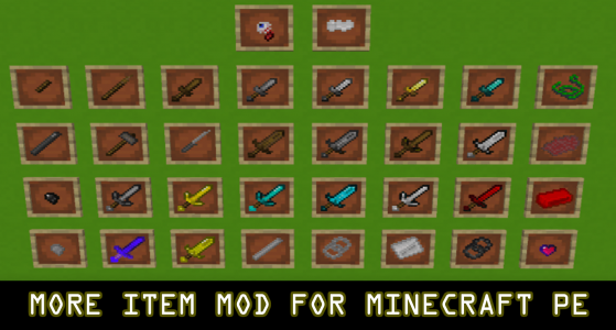 اسکرین شات برنامه more-item addon for minecraft 4