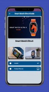 اسکرین شات برنامه Smart Watch Ultra 8 Guide 1