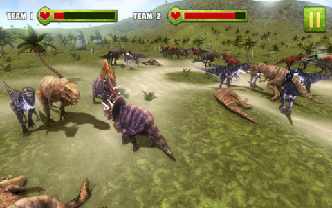 اسکرین شات بازی Jurassic Battle Simulator 3D 2