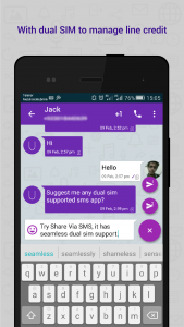 اسکرین شات 8 برنامه Share Via SMS (SVS)