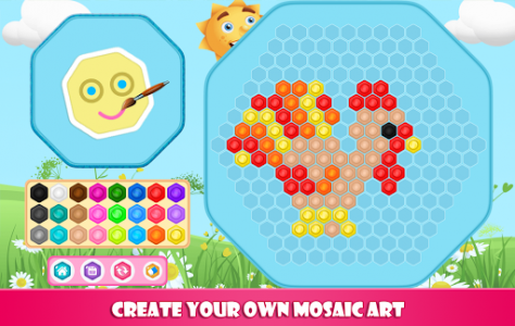 اسکرین شات بازی Mosaic Hex Puzzle 2: Hexagon Photo Match 5