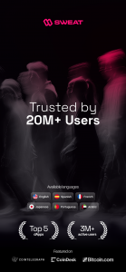 اسکرین شات 1 برنامه Sweat Wallet: Crypto & Rewards
