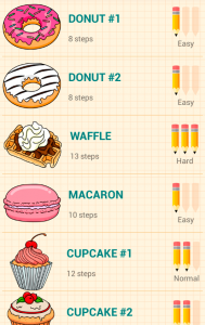 اسکرین شات برنامه How to Draw Desserts 1
