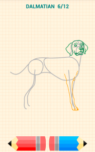 اسکرین شات برنامه How to Draw Dogs 4