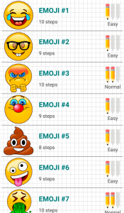 اسکرین شات برنامه How to Draw Emoji Emoticons 1