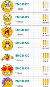 اسکرین شات برنامه How to Draw Emoji Emoticons 2
