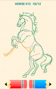 اسکرین شات برنامه How to Draw Horses 5
