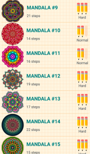 اسکرین شات برنامه How to Draw Mandalas 2