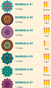 اسکرین شات برنامه How to Draw Mandalas 1