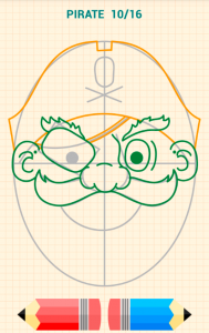 اسکرین شات برنامه How to Draw Party Masks 4