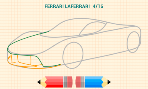 اسکرین شات برنامه How to Draw Cars 3