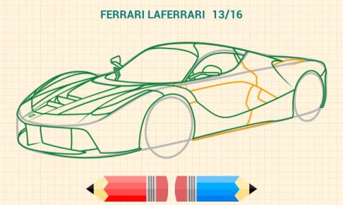 اسکرین شات برنامه How to Draw Cars 5