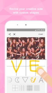 اسکرین شات برنامه Mopic - Selfie Symbol Collage 6