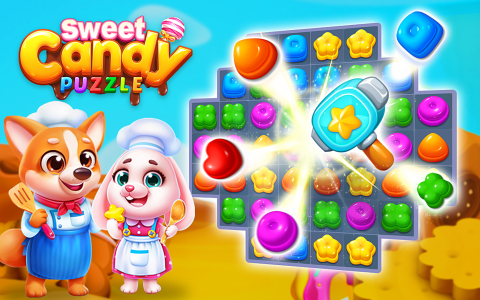 اسکرین شات 7 بازی Sweet Candy Puzzle: Match Game