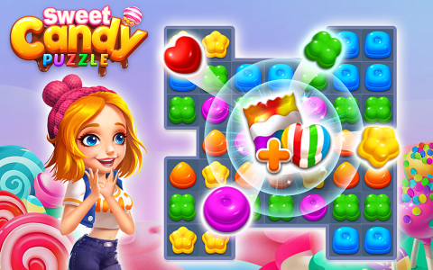 اسکرین شات 8 بازی Sweet Candy Puzzle: Match Game