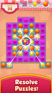 اسکرین شات 1 بازی Sweet Candy Puzzle: Match Game