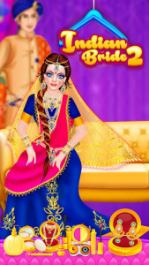 اسکرین شات برنامه Royal Indian Doll 2 Wedding Salon Marriage Rituals 1