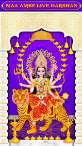 اسکرین شات 1 بازی Maa Ambe Live Aarti Darshan