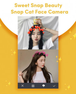 اسکرین شات برنامه Sweet Snap Beauty - Snap Cat Face Camera 5