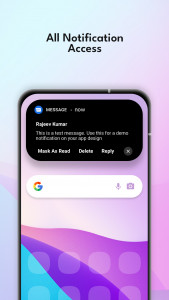 اسکرین شات 2 برنامه dynamicBar - Notification Bar