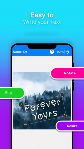 اسکرین شات برنامه Name Art - Focus Filter 6