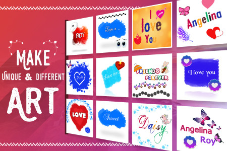 اسکرین شات 1 برنامه Name Art - Focus Filter