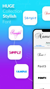 اسکرین شات 3 برنامه Name Art - Focus Filter