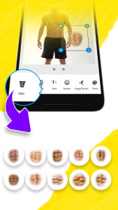 اسکرین شات 4 برنامه Six Pack Abs Photo Editor