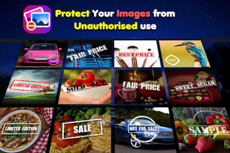 اسکرین شات برنامه Watermark for Photos : Protect your Images 1
