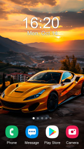 اسکرین شات 2 برنامه Car Wallpaper 2025