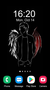 اسکرین شات 5 برنامه Dark Person Wallpaper 2025