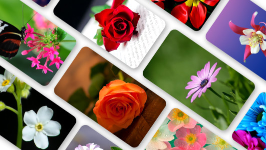 اسکرین شات 1 برنامه Flower Wallpaper 2025