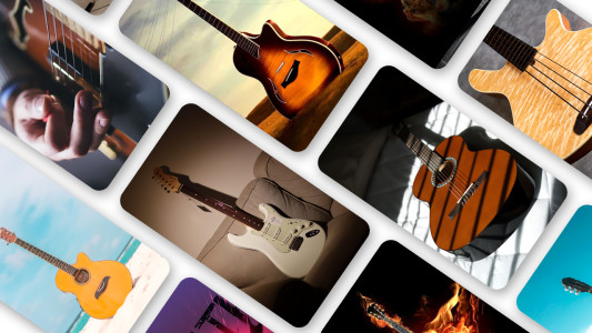 اسکرین شات 1 برنامه Guitar Wallpaper 2025