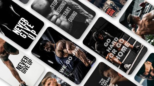 اسکرین شات 1 برنامه Gym Wallpaper 2025