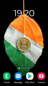 اسکرین شات 6 برنامه India Flag Wallpaper 2025