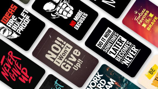 اسکرین شات 1 برنامه Inspirational Quote Wallpaper