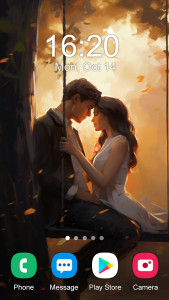 اسکرین شات 6 برنامه Love Couple Wallpaper 2025