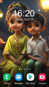 اسکرین شات 3 برنامه Love Couple Wallpaper 2024