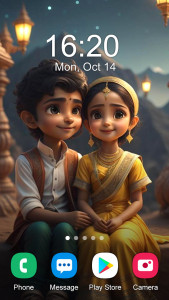 اسکرین شات 4 برنامه Love Couple Wallpaper 2025