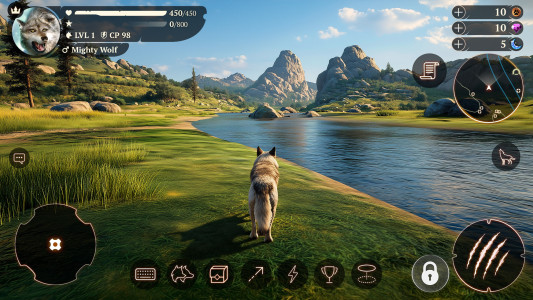 اسکرین شات 1 بازی The Wolf: Animal Game MMORPG
