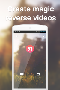 اسکرین شات برنامه ReverX - magic reverse video 1