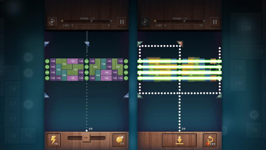 اسکرین شات 6 بازی Swipe Brick Breaker: The Blast