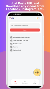 اسکرین شات 1 برنامه iTube: Video Downloader