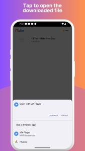 اسکرین شات 4 برنامه iTube: Video Downloader