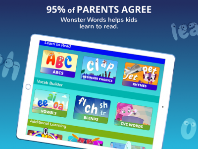 اسکرین شات برنامه Wonster Words: ABC Phonics Spelling Games for Kids 2