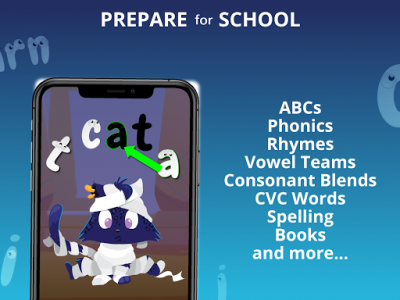 اسکرین شات برنامه Wonster Words: ABC Phonics Spelling Games for Kids 3