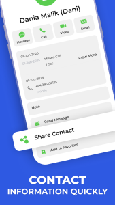 اسکرین شات 7 برنامه Contacts - Caller ID & Spam