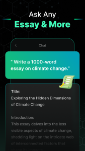 اسکرین شات 8 برنامه AI Chat - Ask your AI Chatbot