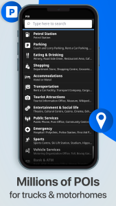 اسکرین شات 6 برنامه Sygic GPS Truck & Caravan